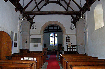 The interior looking east August 2007